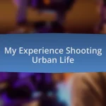 My Experience Shooting Urban Life