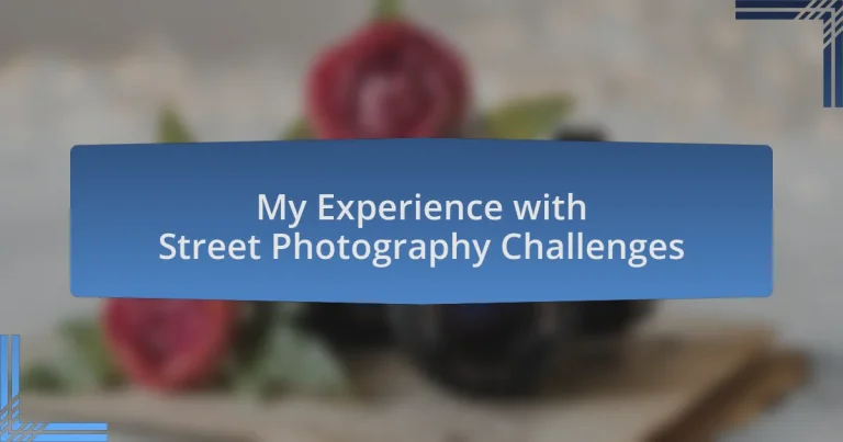 My Experience with Street Photography Challenges